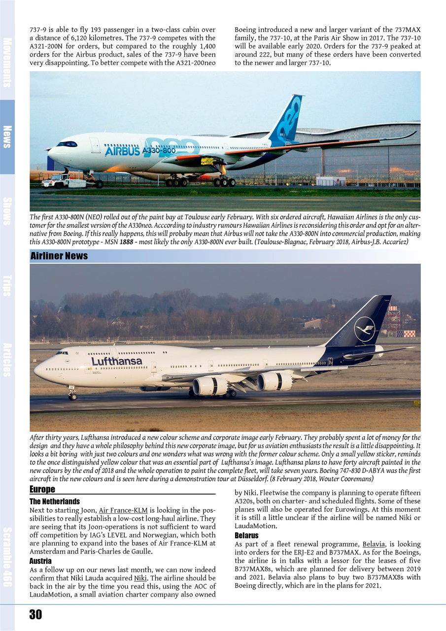 Scramble Magazine Preview Pages