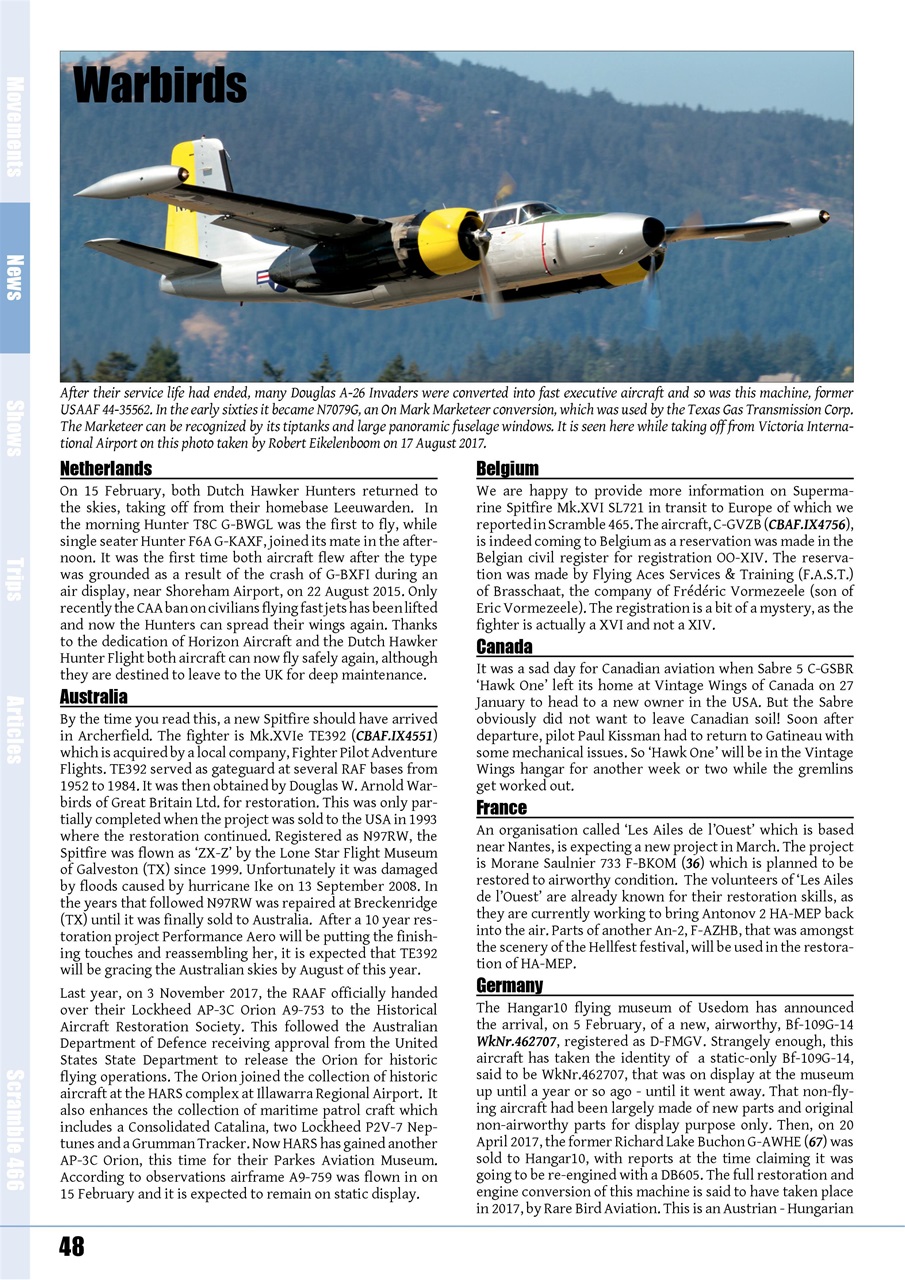 Scramble Magazine Preview Pages