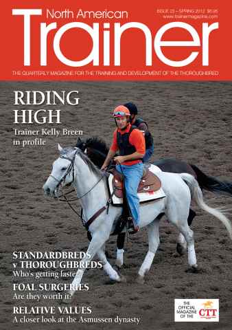 North American Trainer Magazine - horse racing issue Issue 23 - Spring 2012