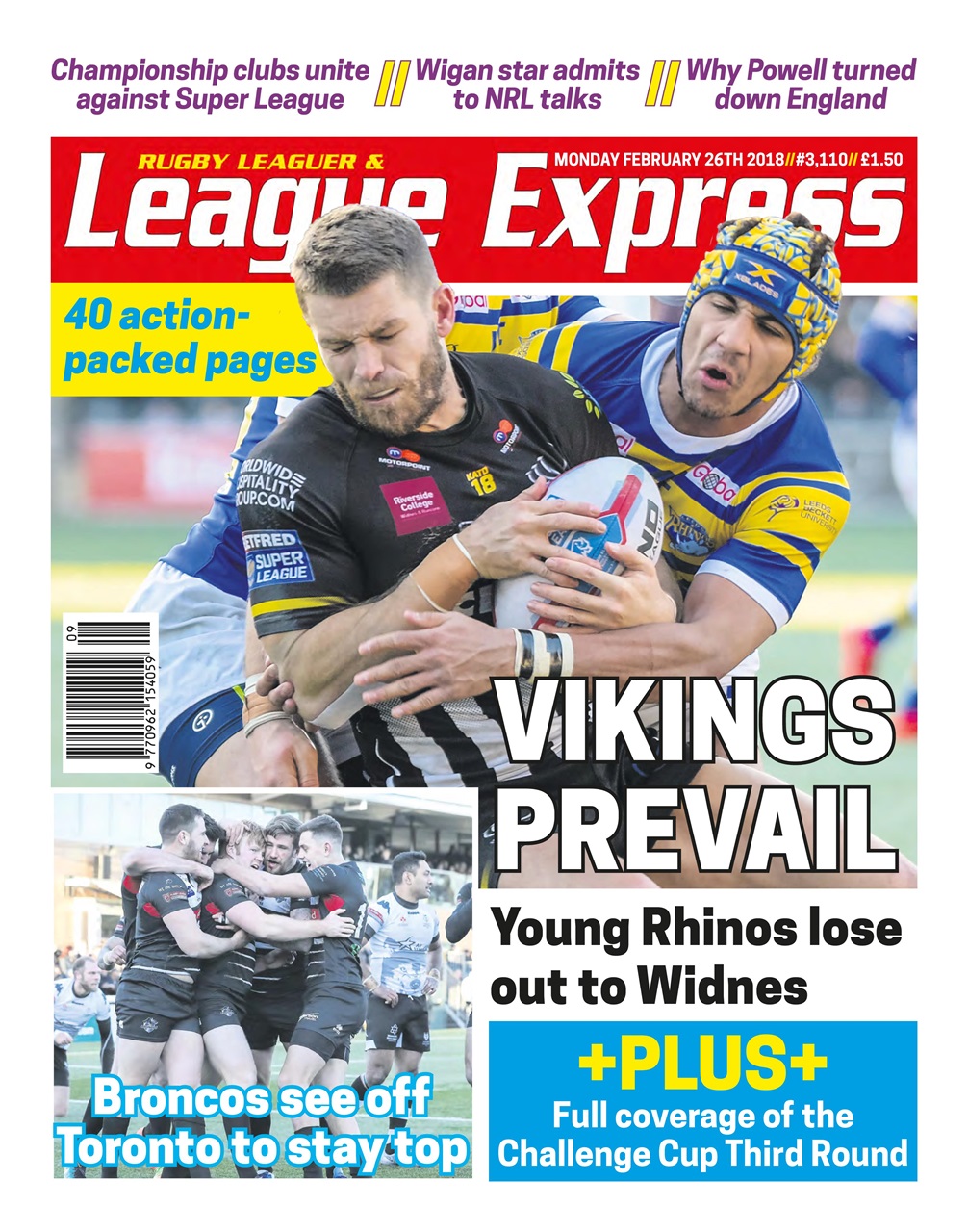 League Express Preview Pages
