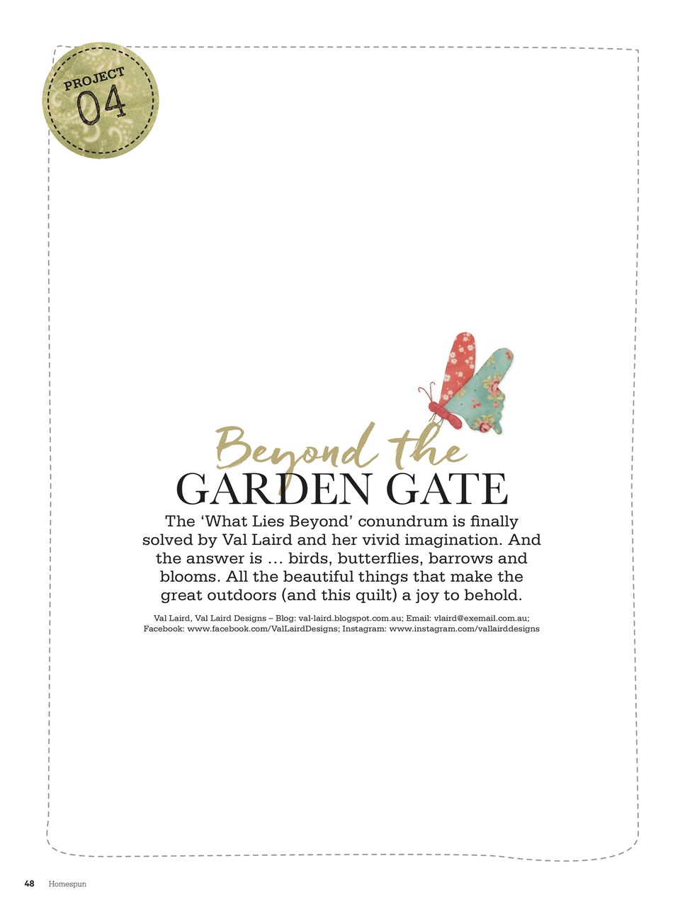 Homespun Preview Pages