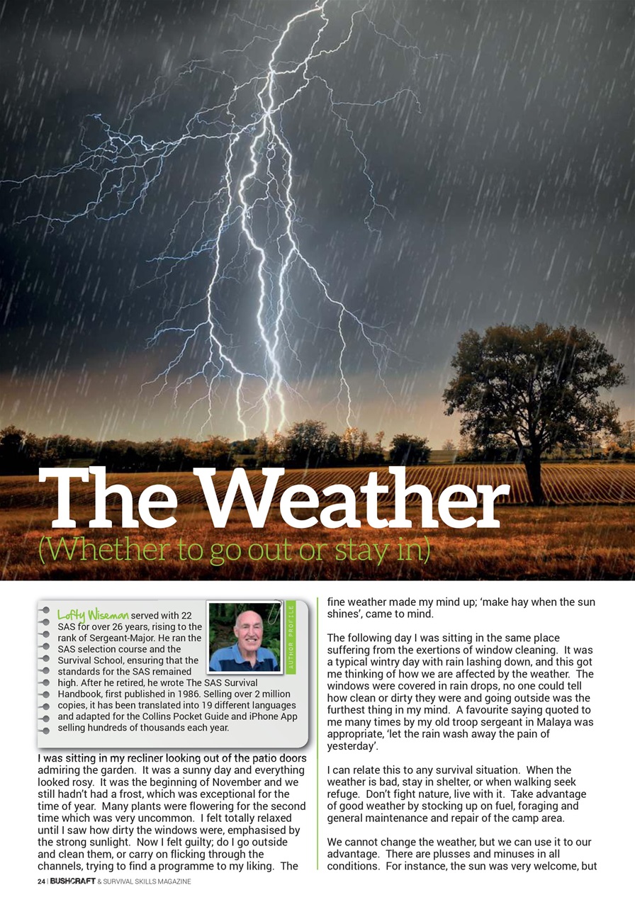 Bushcraft & Survival Skills Magazine Preview Pages