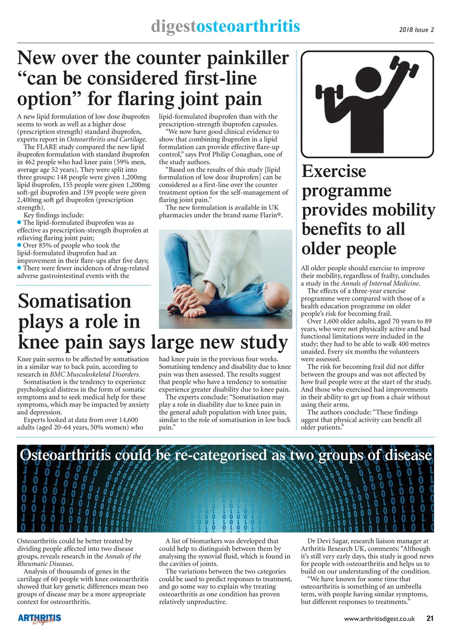 Arthritis Digest Preview Pages