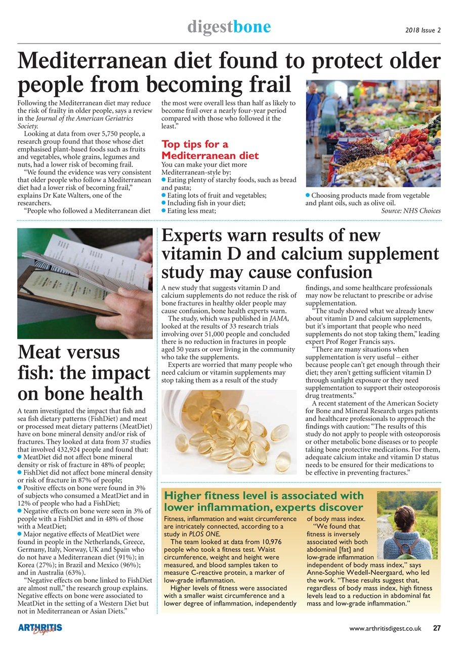 Arthritis Digest Preview Pages