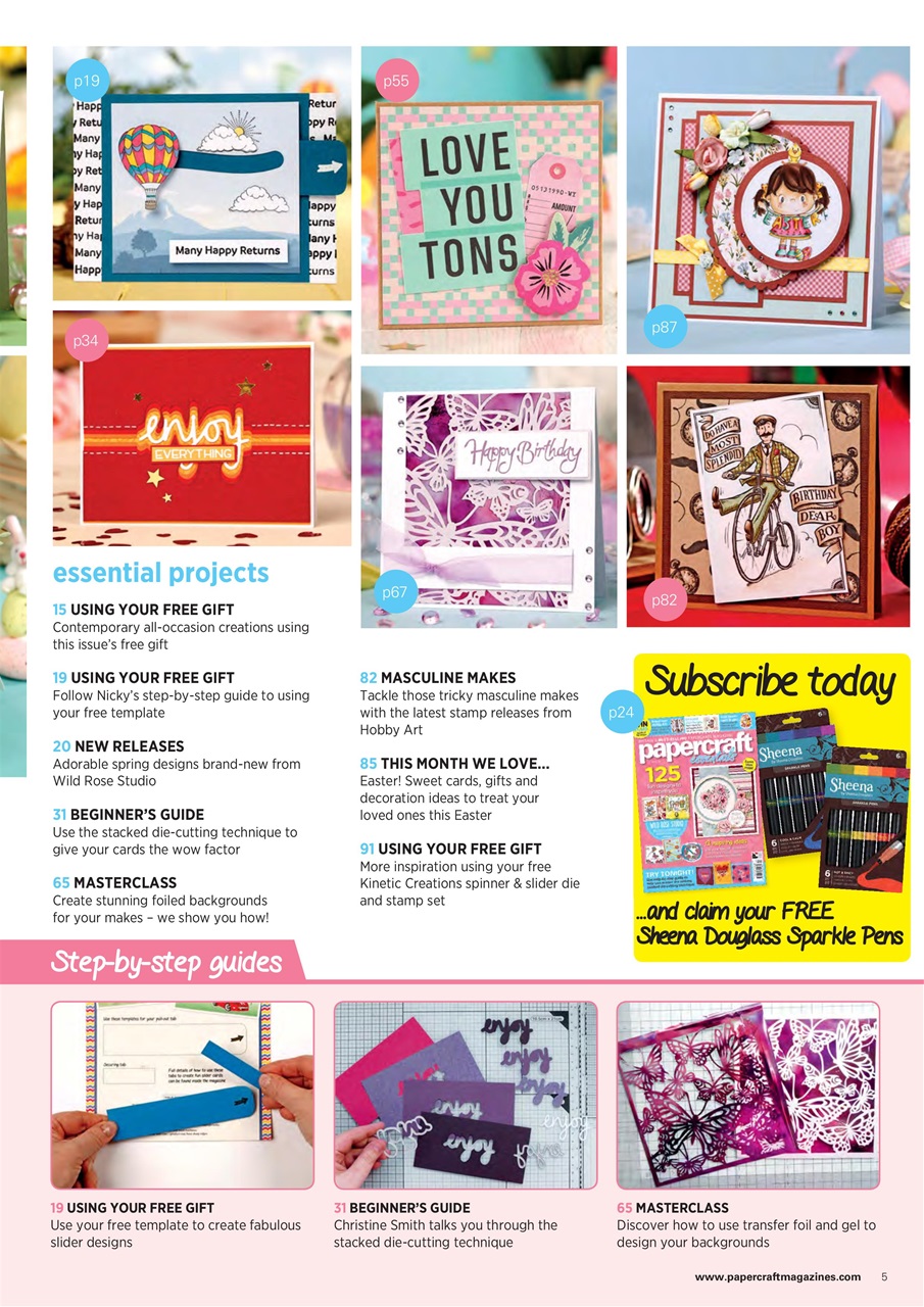 Papercraft Essentials Preview Pages