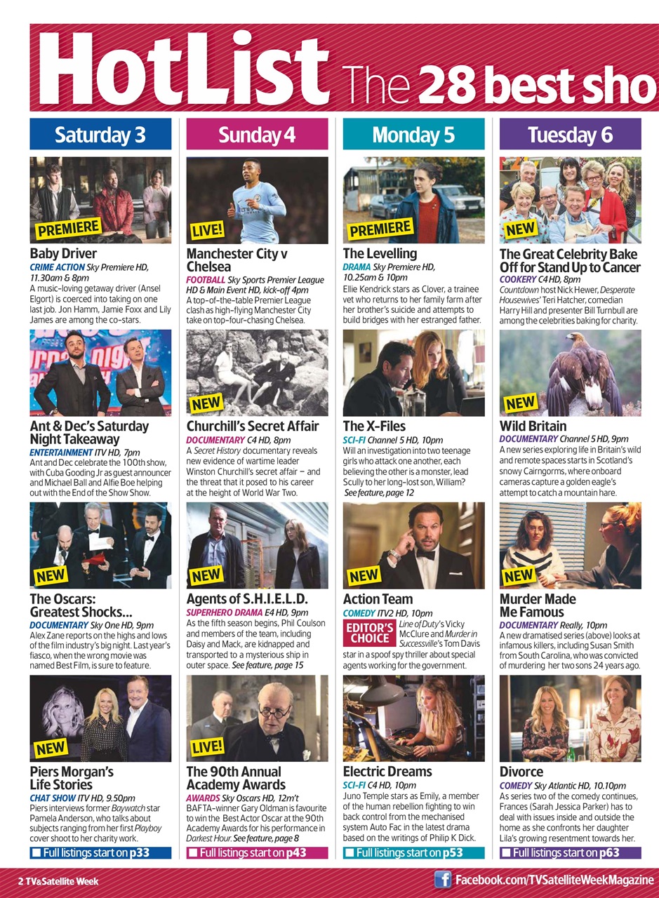 TV & Satellite Week Preview Pages