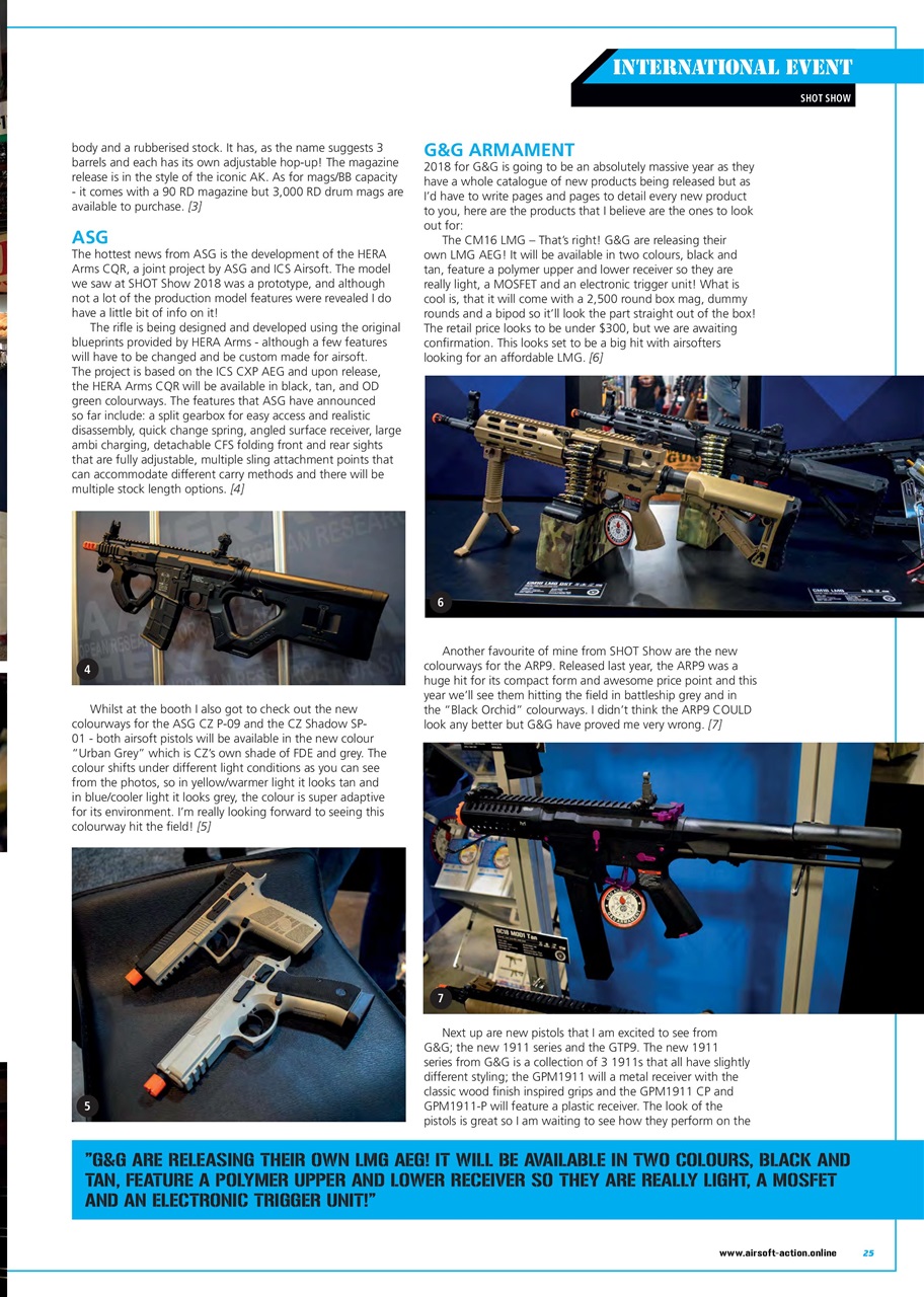 Airsoft Action Preview Pages