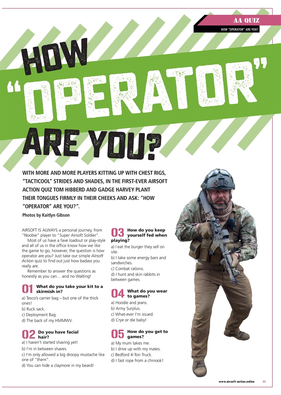 Airsoft Action Preview Pages