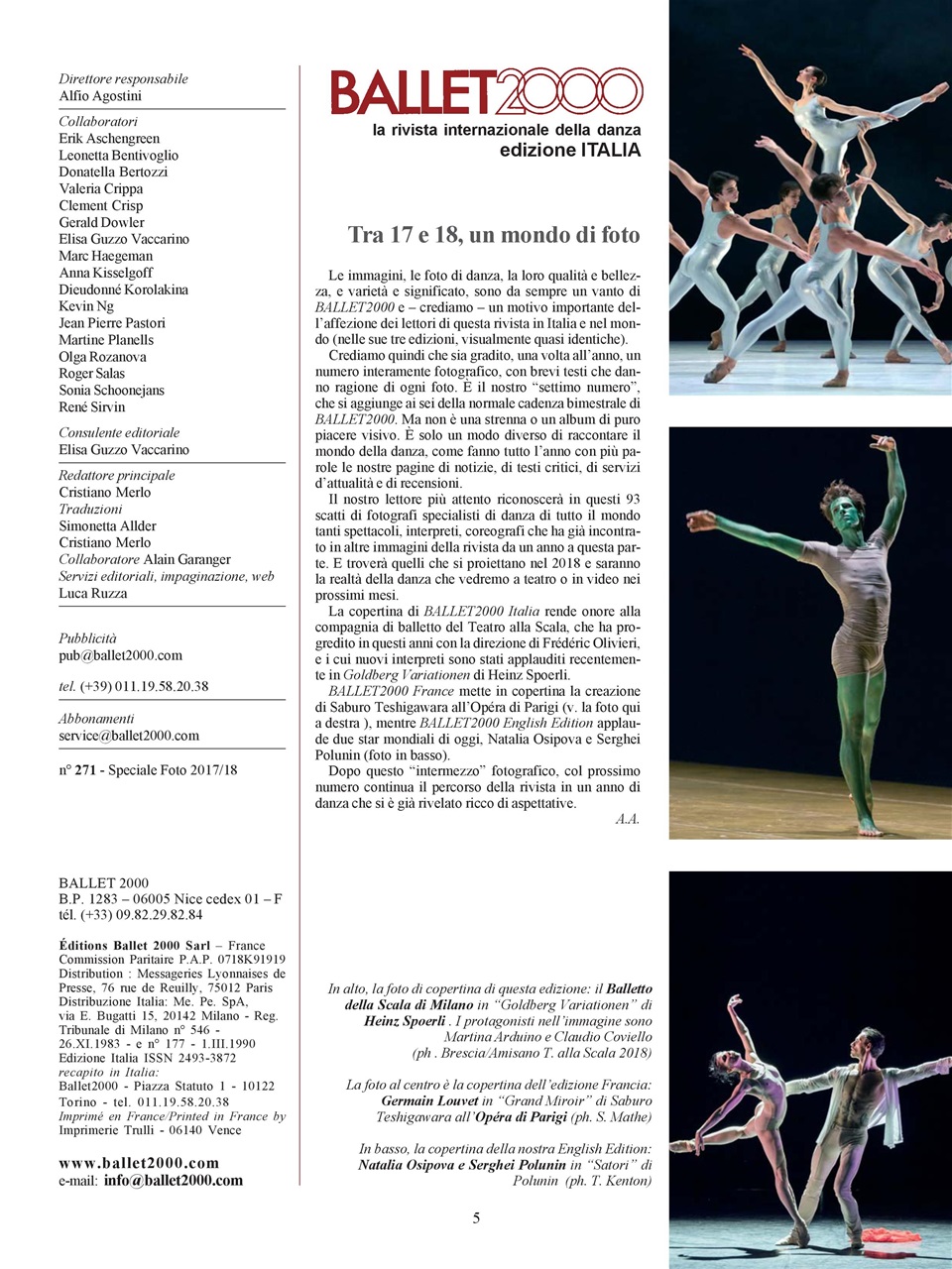 BALLET2000 Edizione Italia Preview Pages