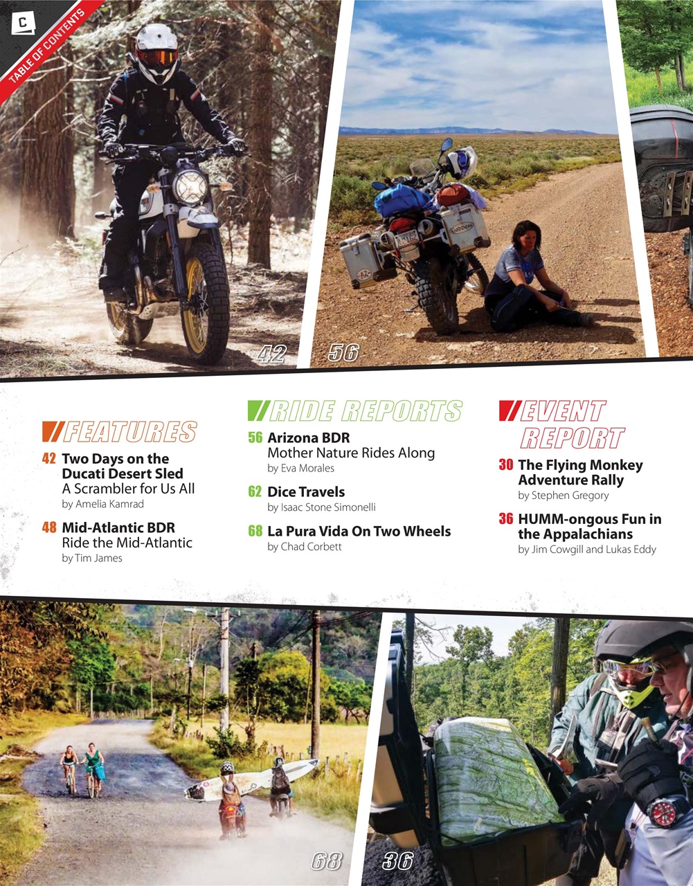 Adventure Motorcycle Preview Pages