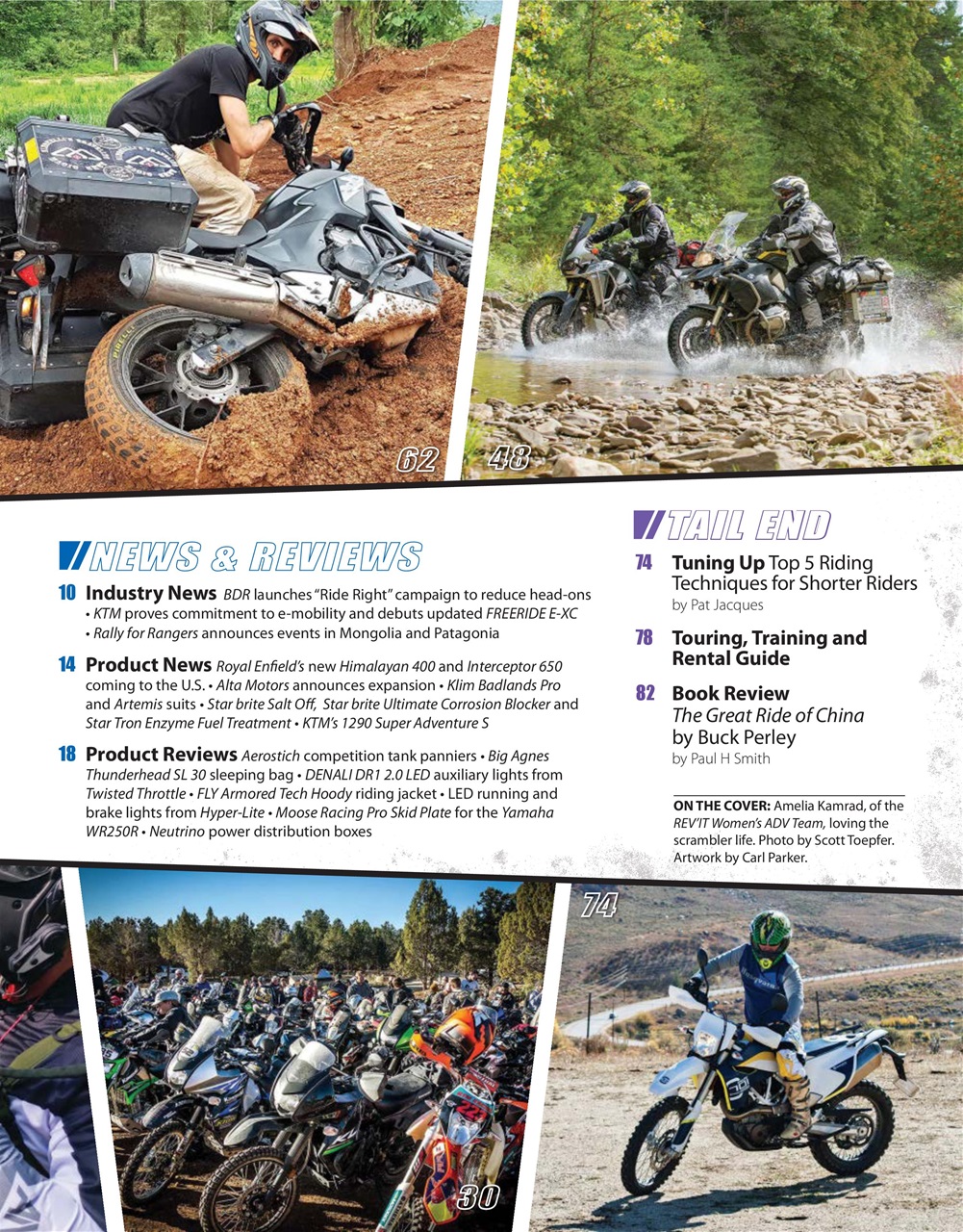 Adventure Motorcycle Preview Pages