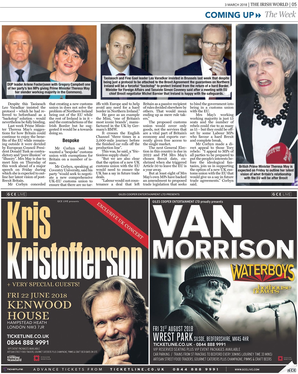 Irish World Preview Pages