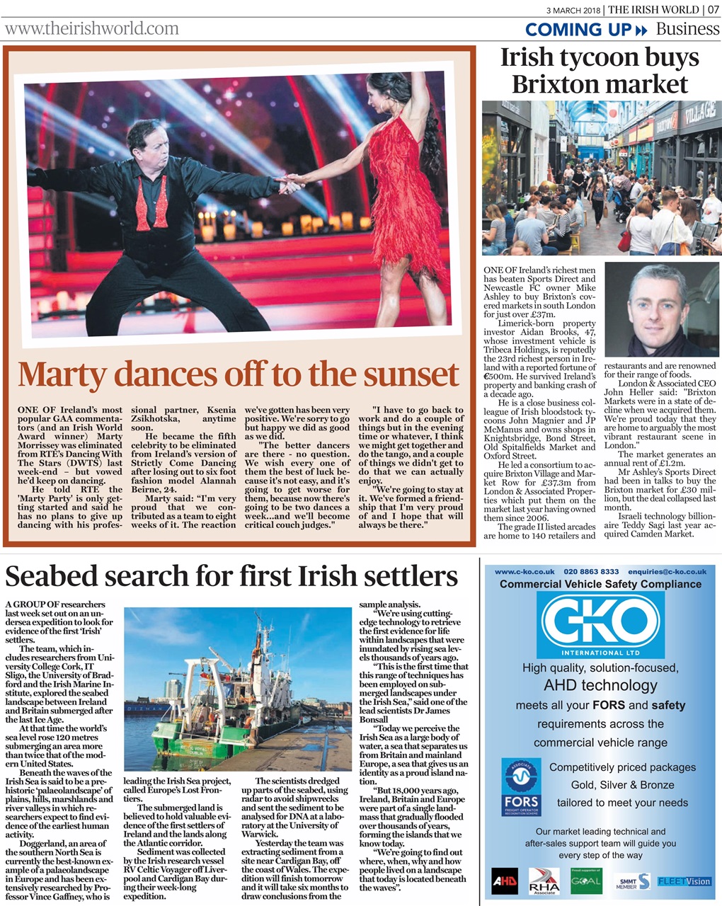 Irish World Preview Pages