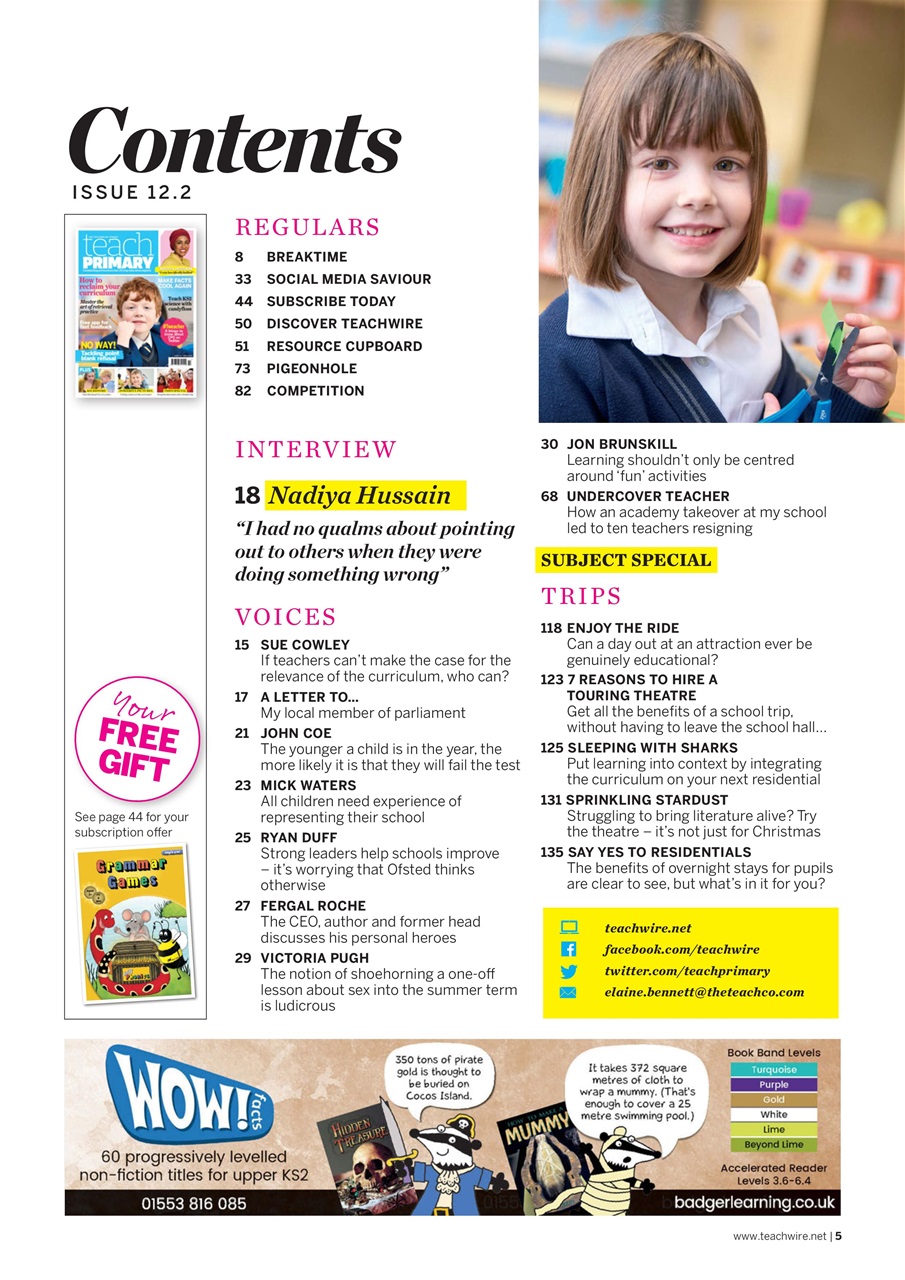 Teach Primary Preview Pages
