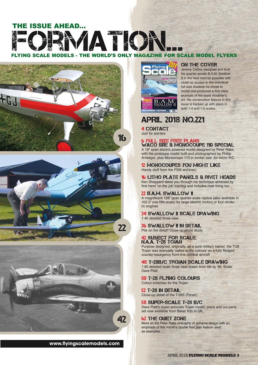 Flying Scale Models Preview Pages
