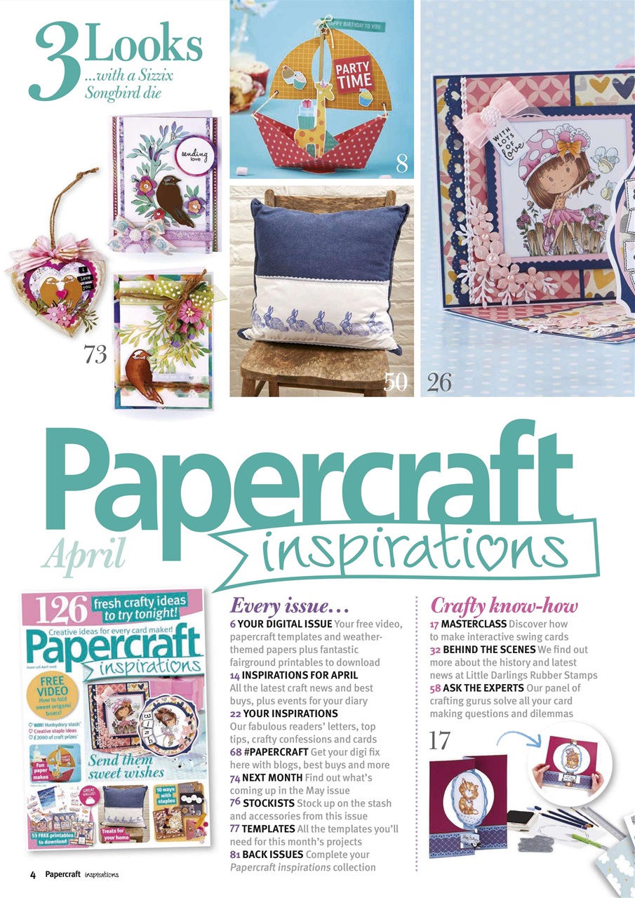 Papercraft Inspirations Preview Pages