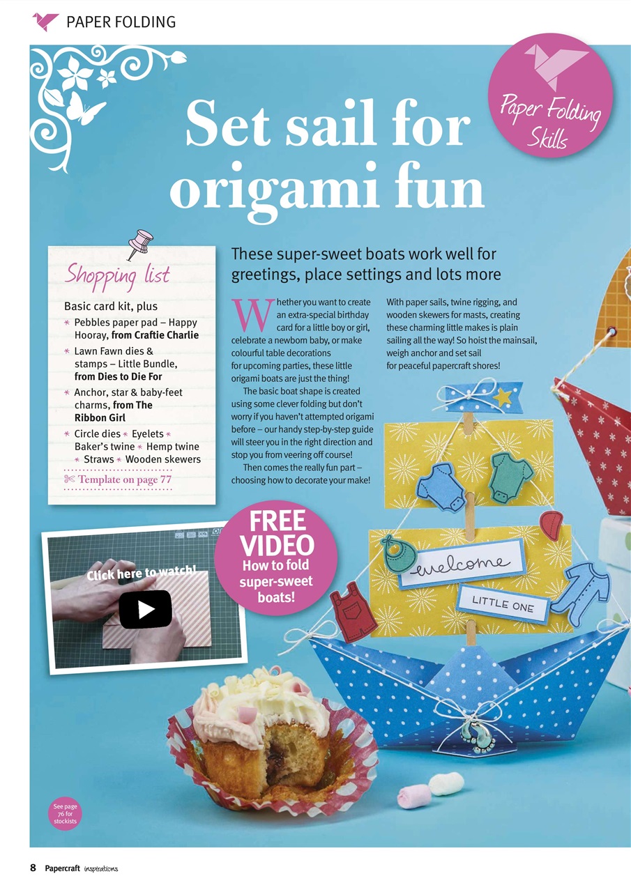 Papercraft Inspirations Preview Pages
