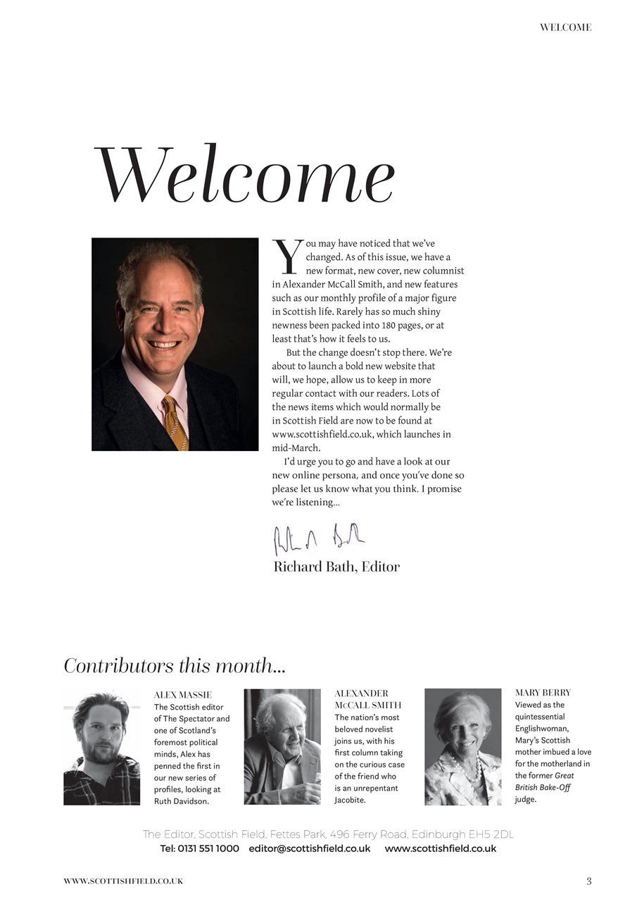 Scottish Field Preview Pages