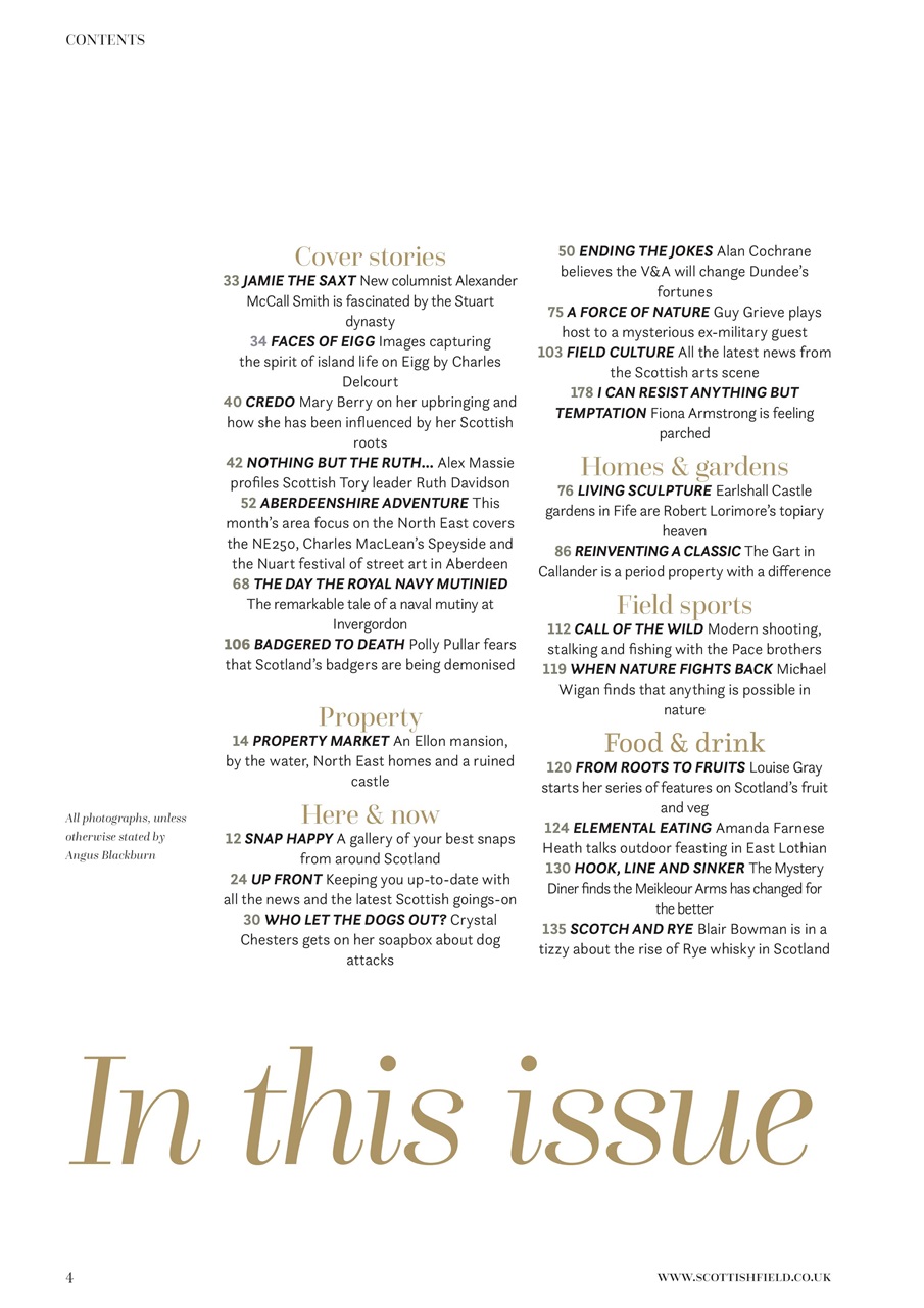 Scottish Field Preview Pages