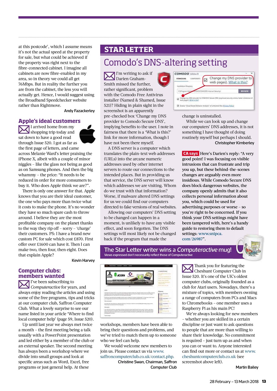 Computer Active Preview Pages