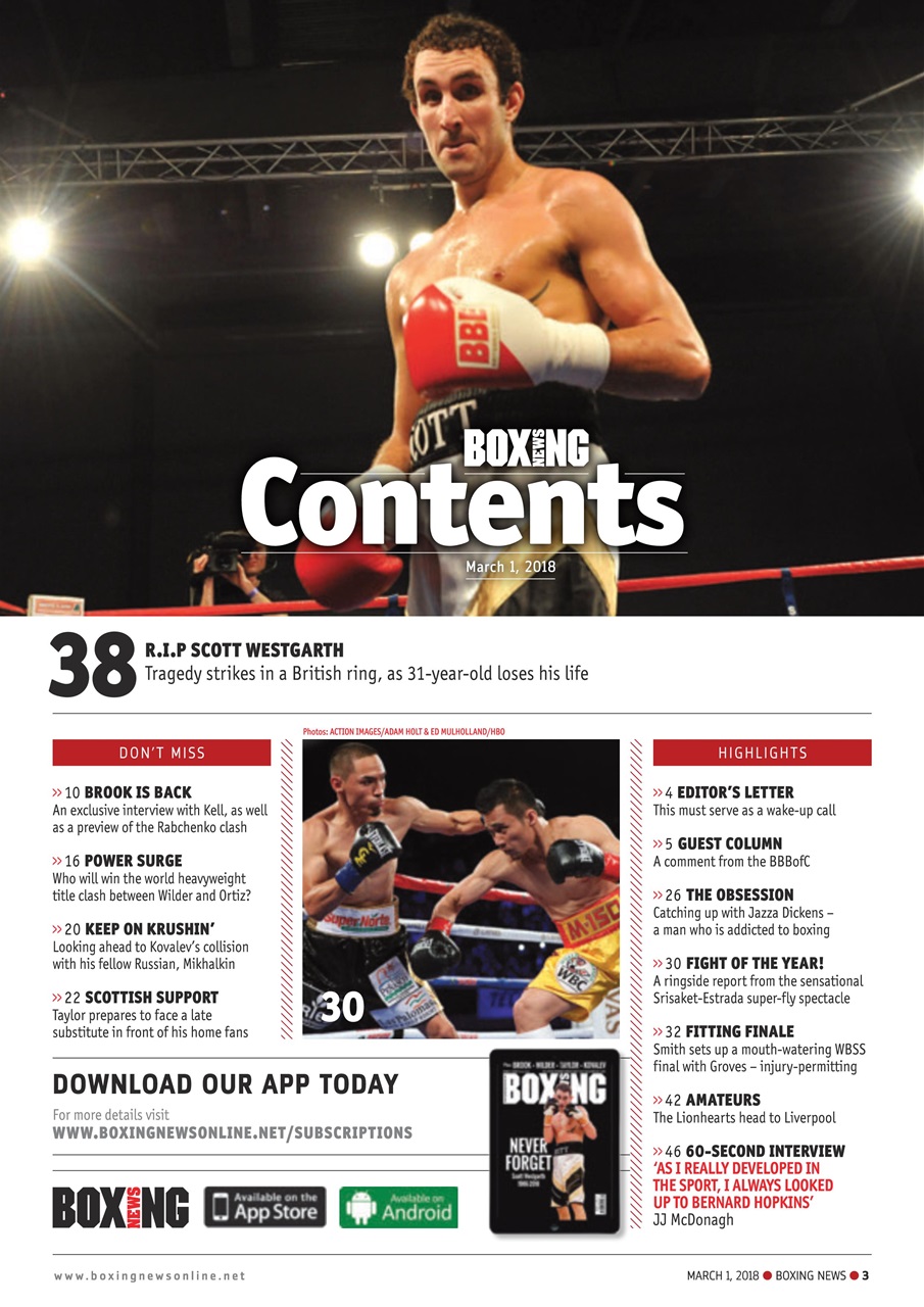 Boxing News Preview Pages