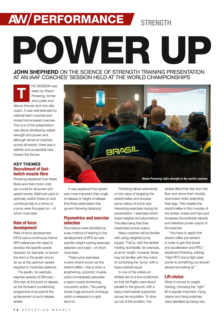 AW – Athletics Weekly Magazine Preview Pages