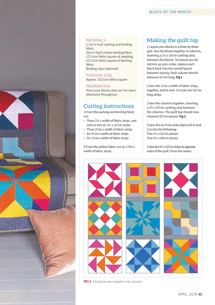 Popular Patchwork Magazine Preview Pages