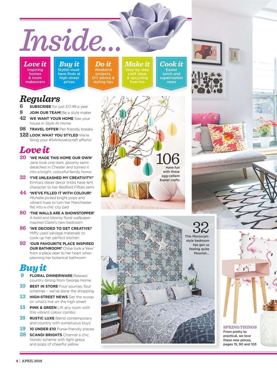 Style at Home Preview Pages