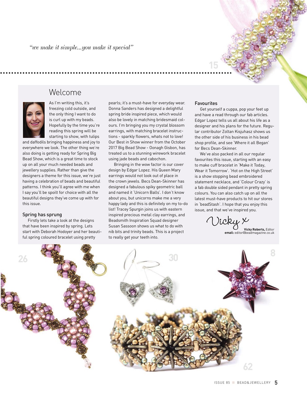 Bead & Jewellery Magazine Preview Pages