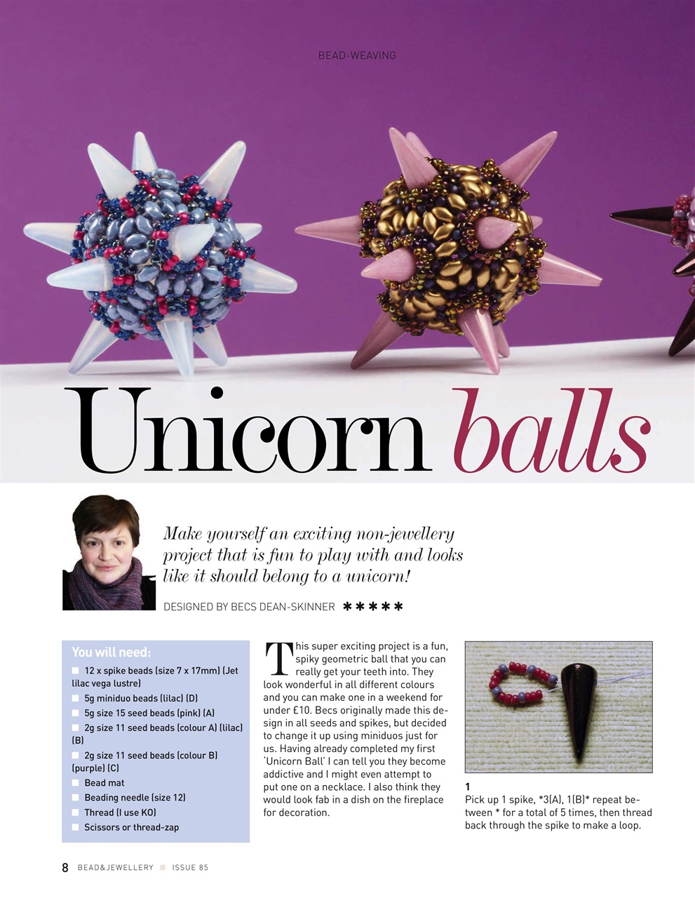 Bead & Jewellery Magazine Preview Pages