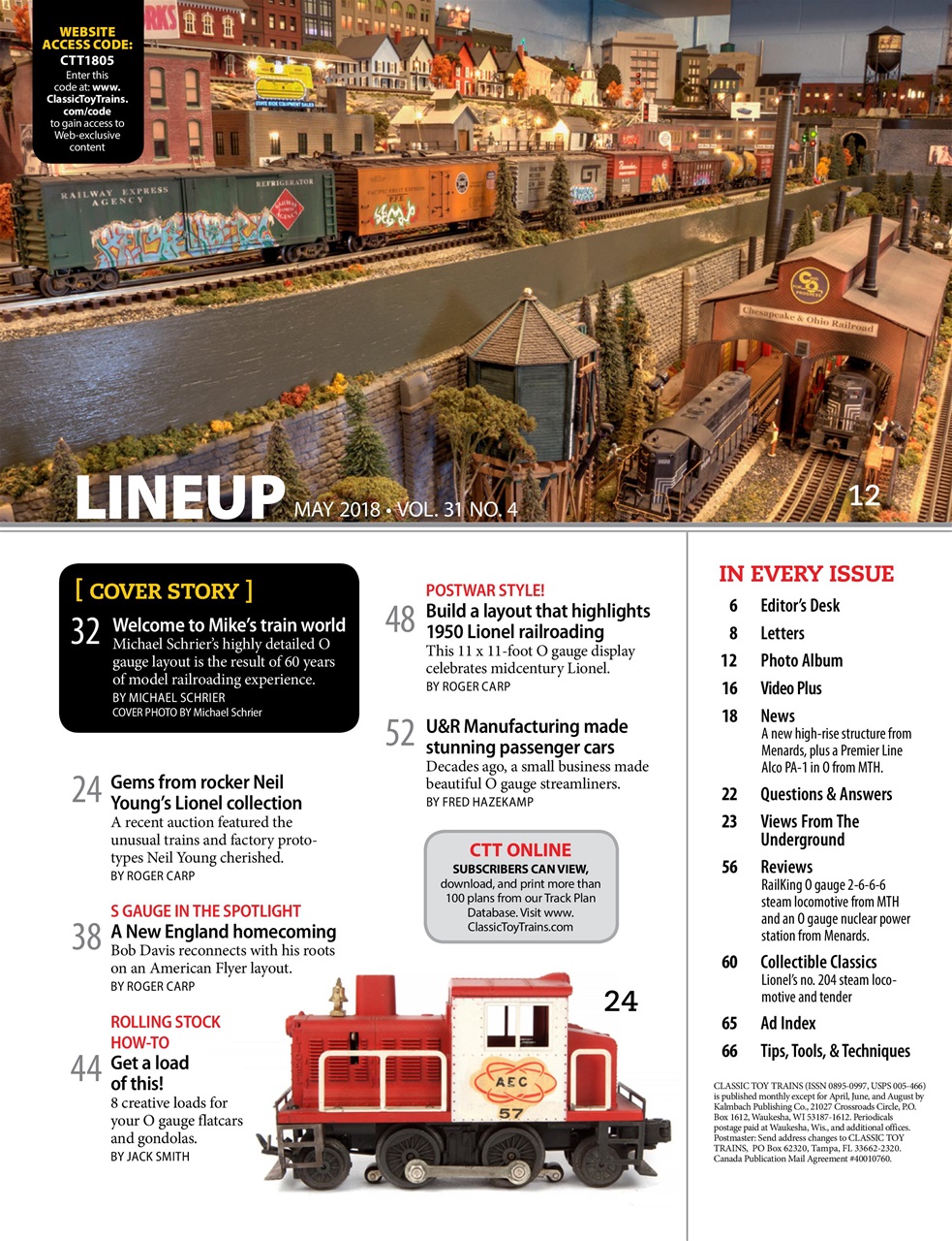 Classic Toy Trains Preview Pages