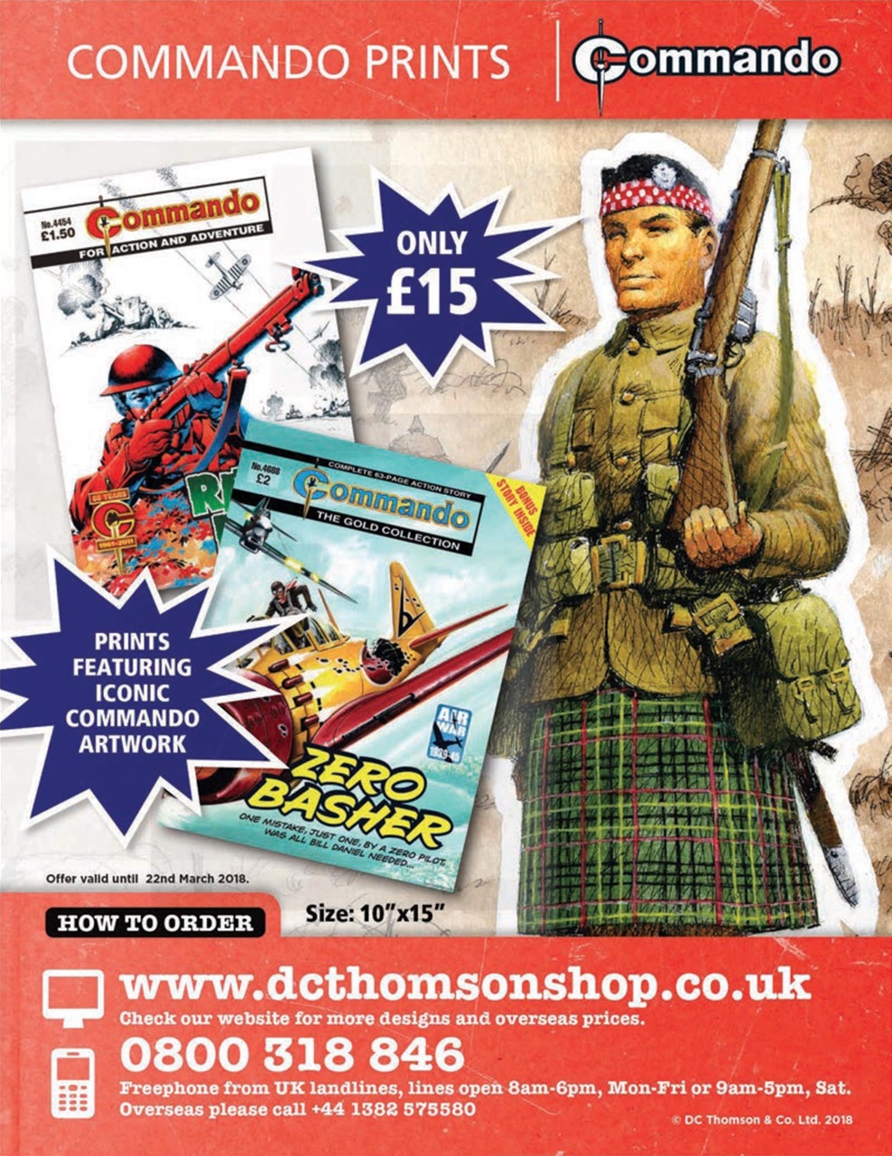 Commando Preview Pages