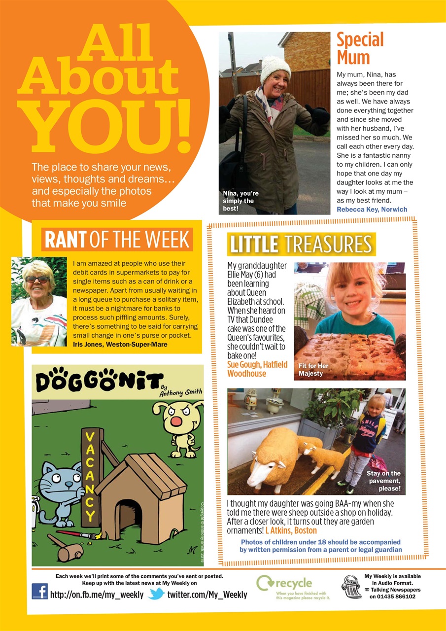 My Weekly Preview Pages