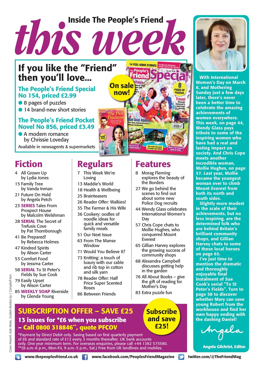 The People’s Friend Preview Pages