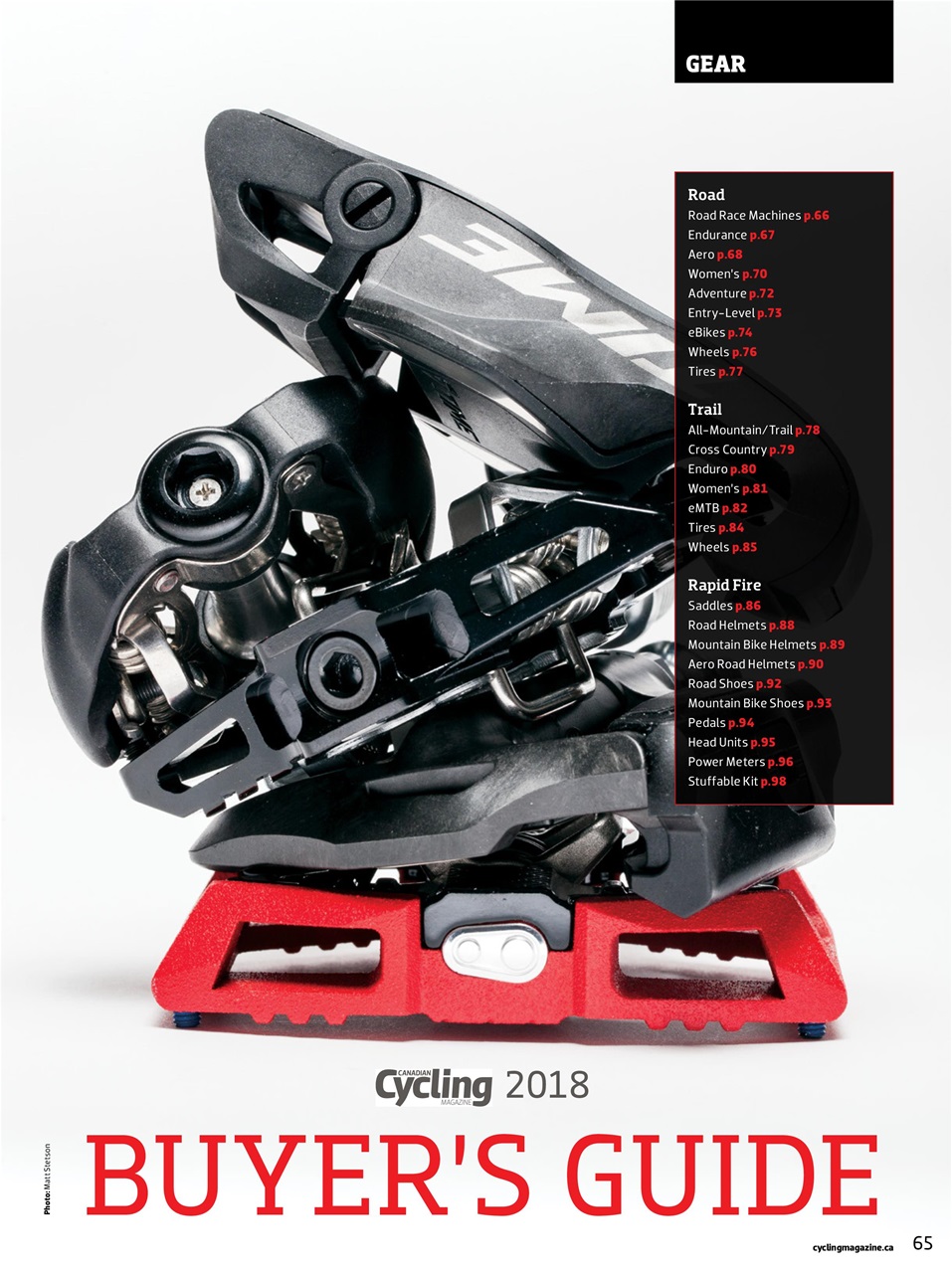 Canadian Cycling Magazine Preview Pages