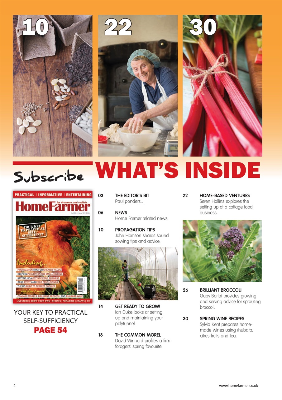 Home Farmer Magazine Preview Pages