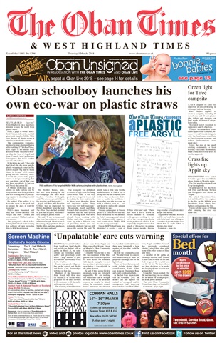 The Oban Times & Lochaber Times issue 1st March 2018