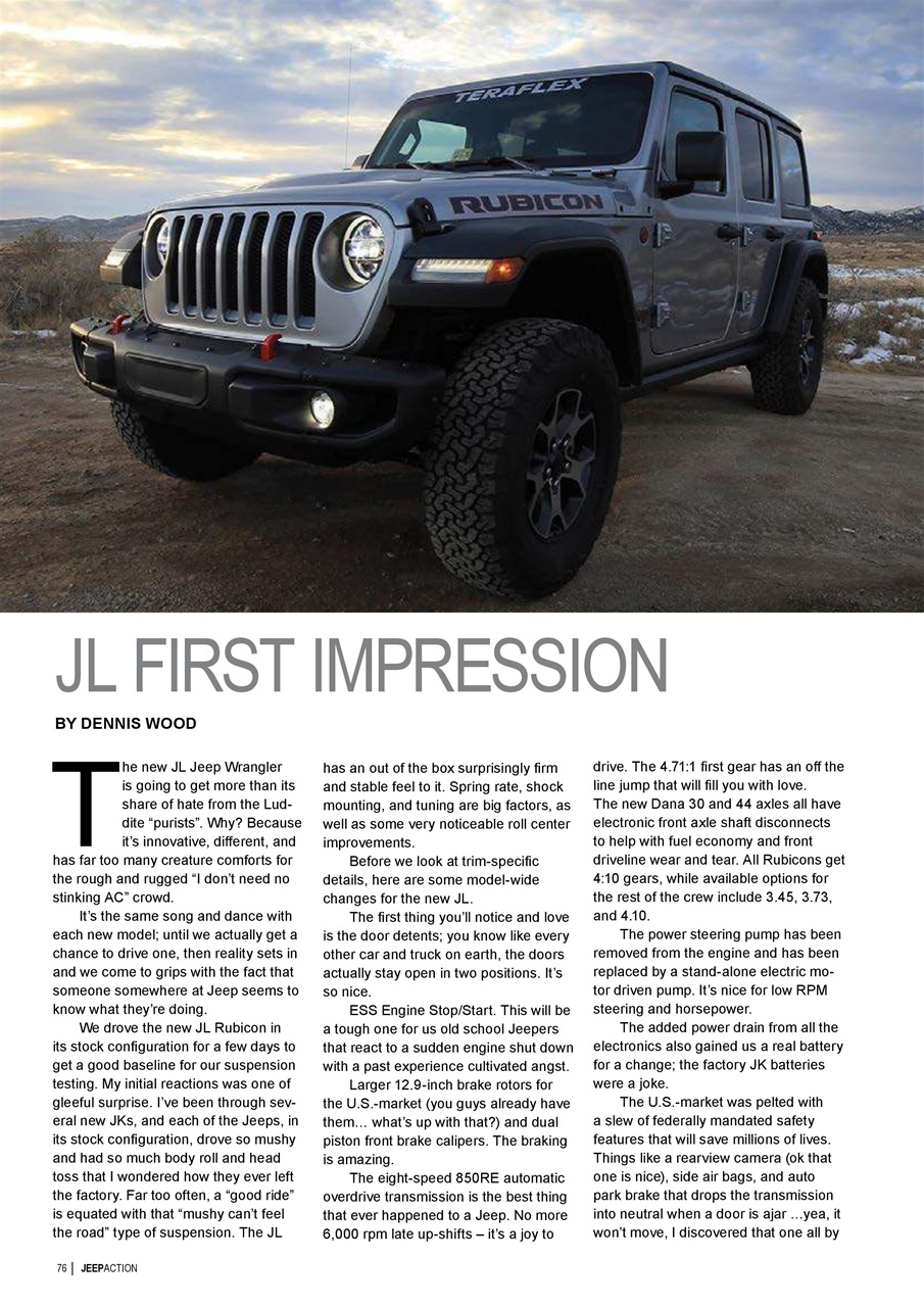 Jeep Action Preview Pages