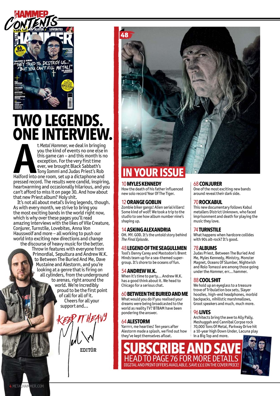 Metal Hammer Preview Pages