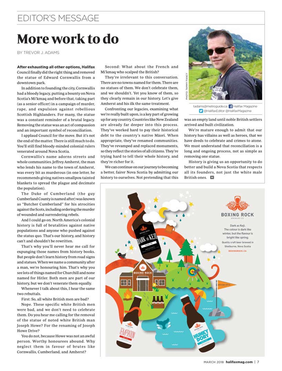 Halifax Magazine Preview Pages