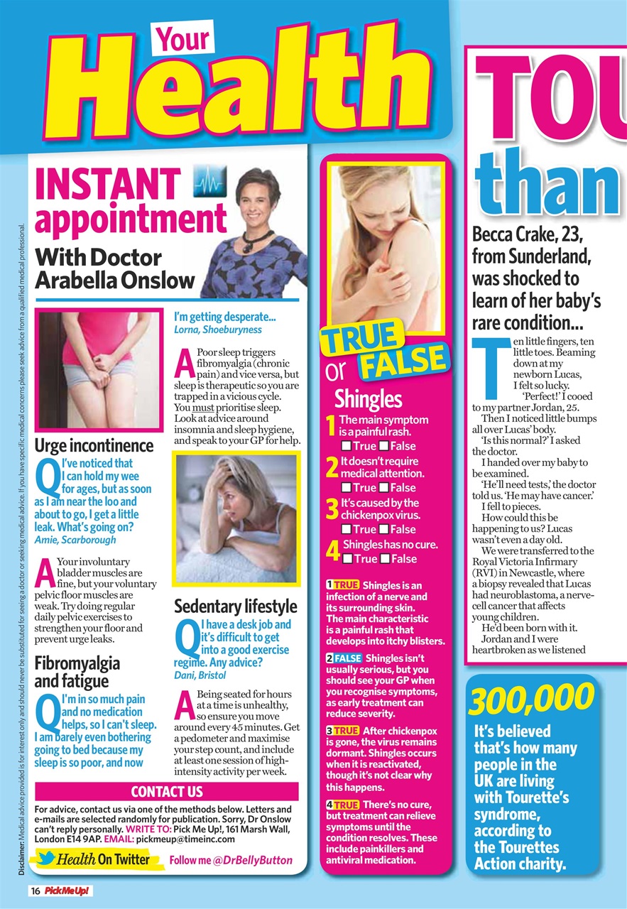 Pick Me Up Preview Pages