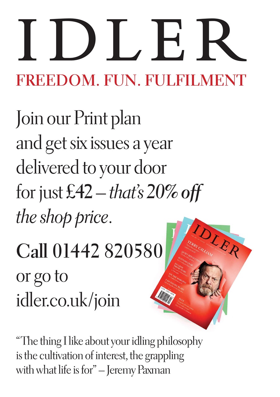 The Idler Magazine Preview Pages