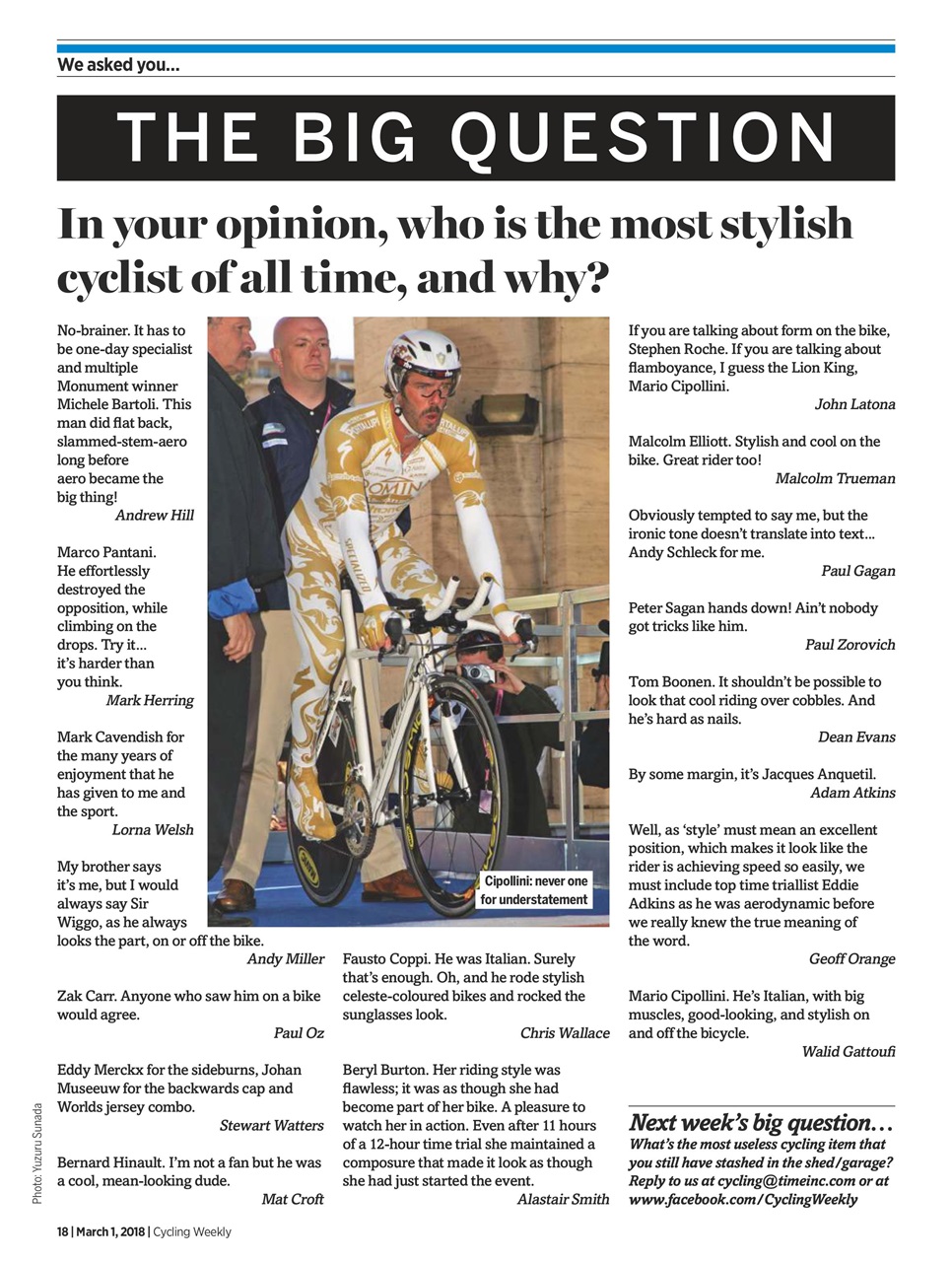 Cycling Weekly Preview Pages