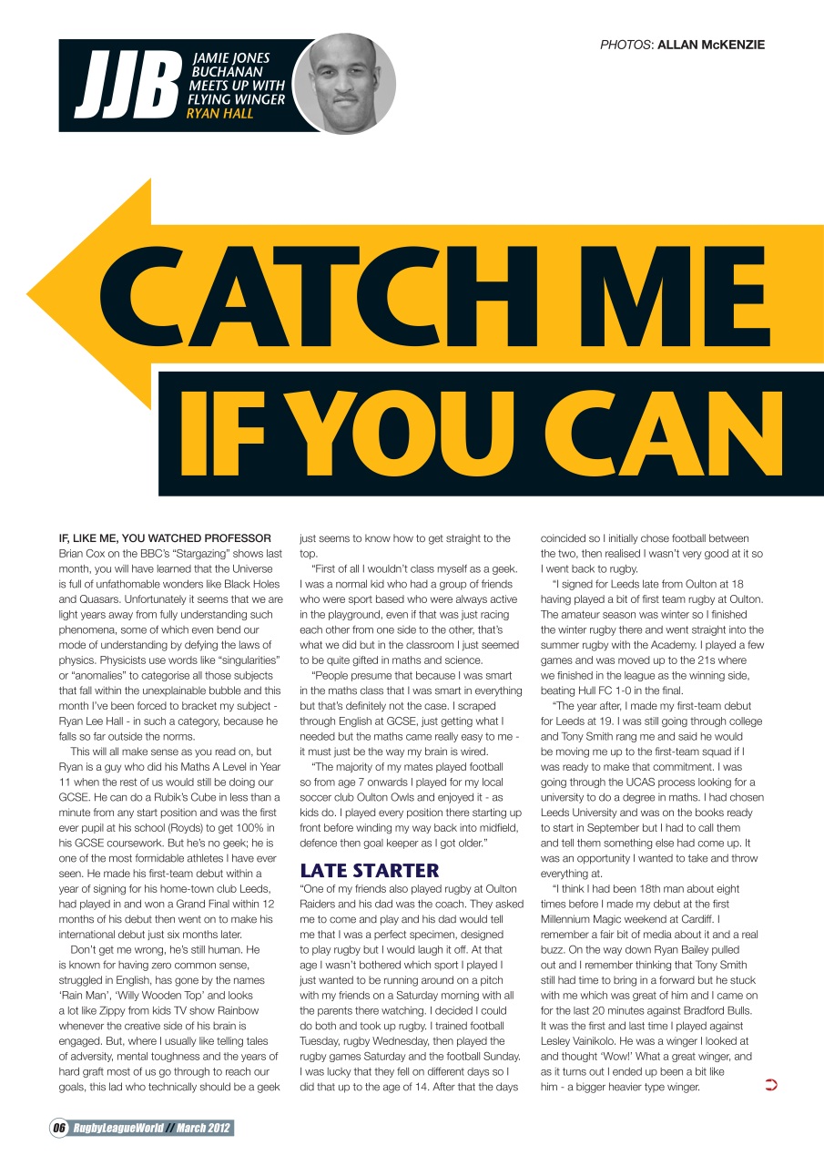 Rugby League World Preview Pages