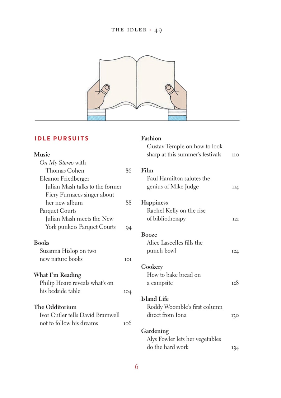 The Idler Magazine Preview Pages