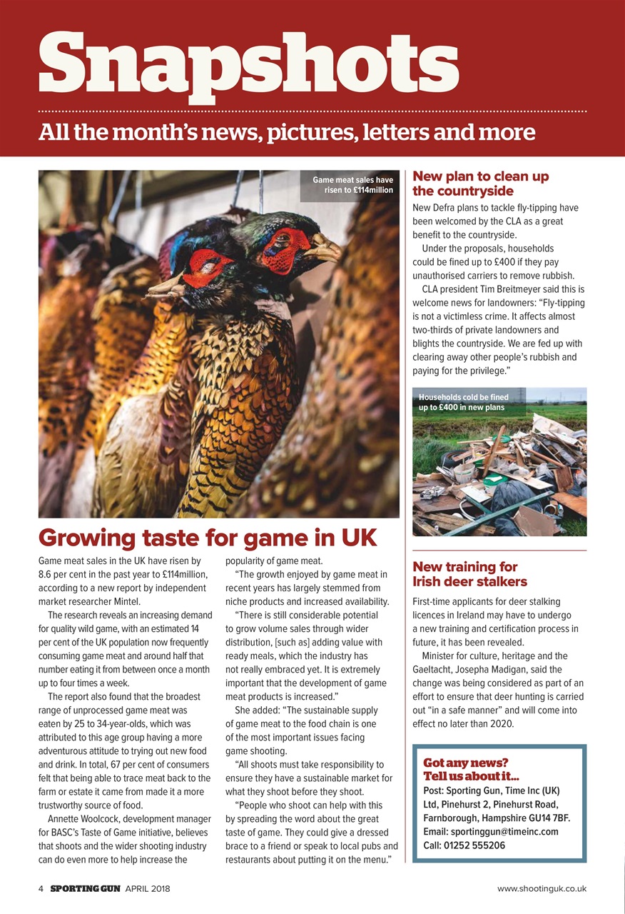 Sporting Gun Preview Pages