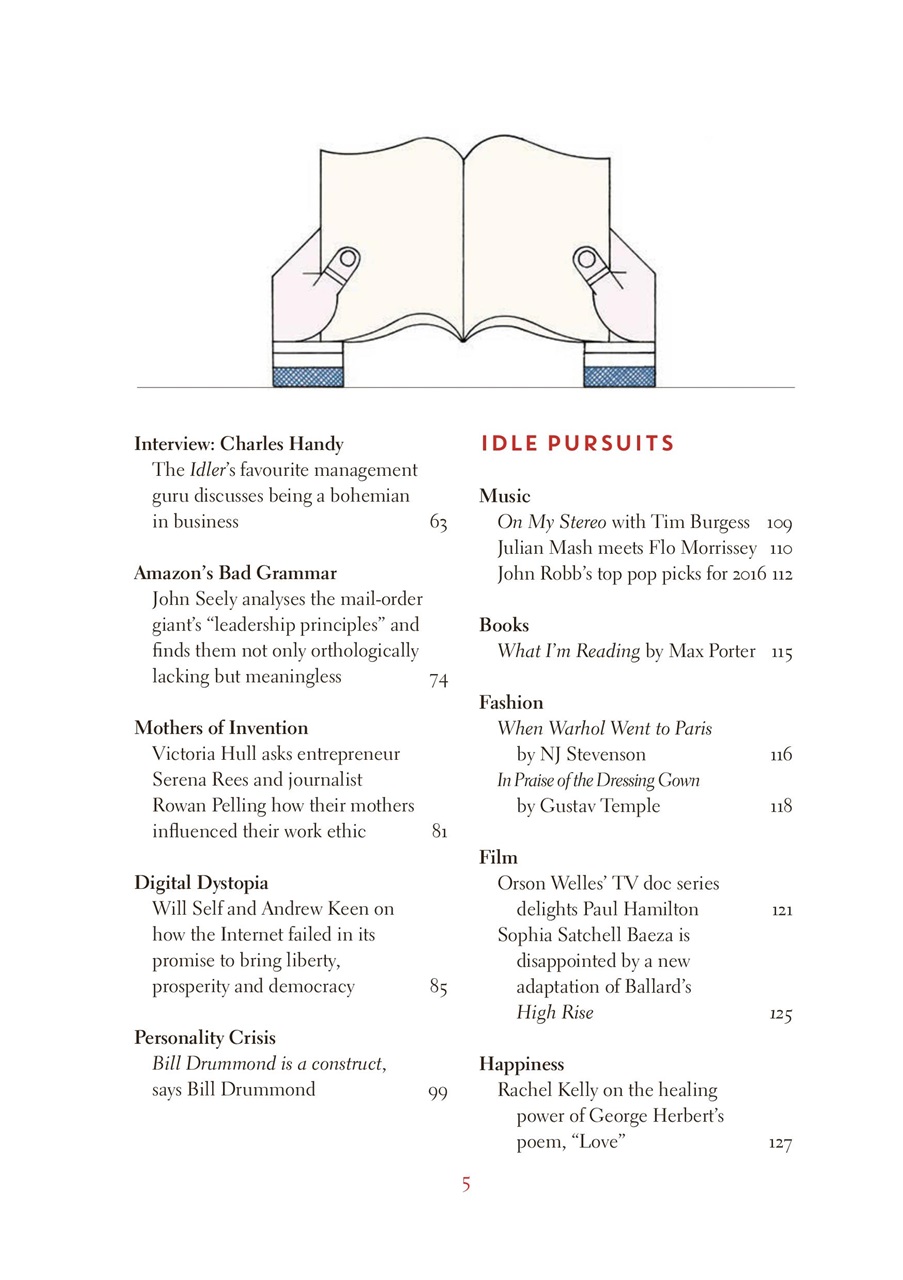 The Idler Magazine Preview Pages