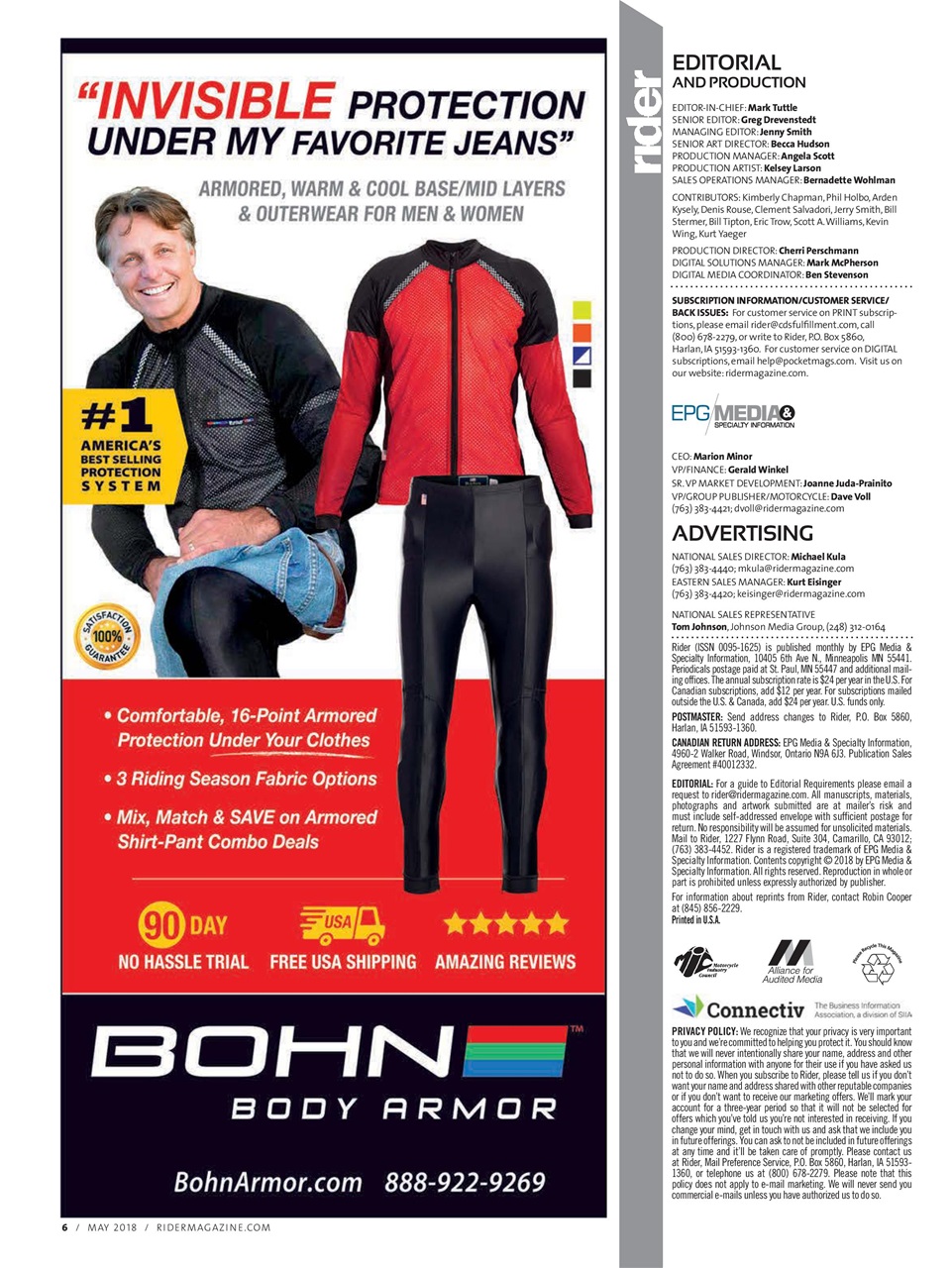 Rider Magazine Preview Pages