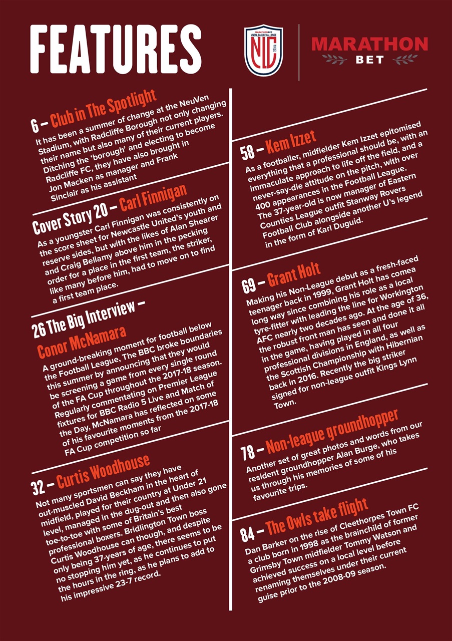 TheNonLeague Magazine Preview Pages