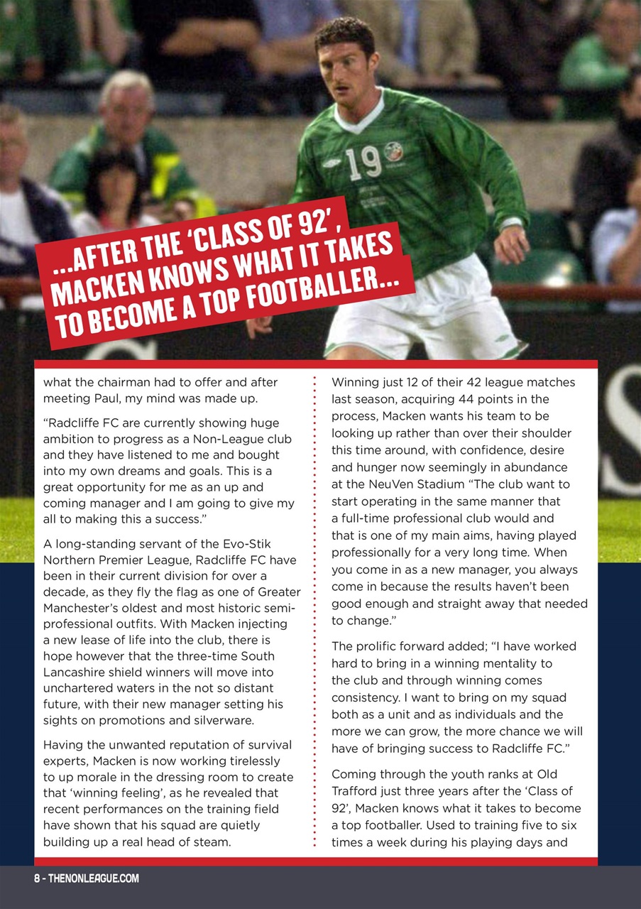 TheNonLeague Magazine Preview Pages